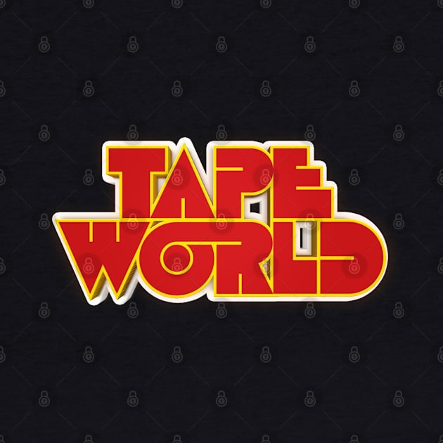 Tape World Music Store Logo 3D by RetroZest